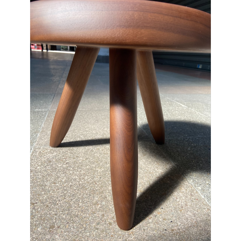 Niedriger Vintage Schäferhocker von Charlotte Perriand für Cassina