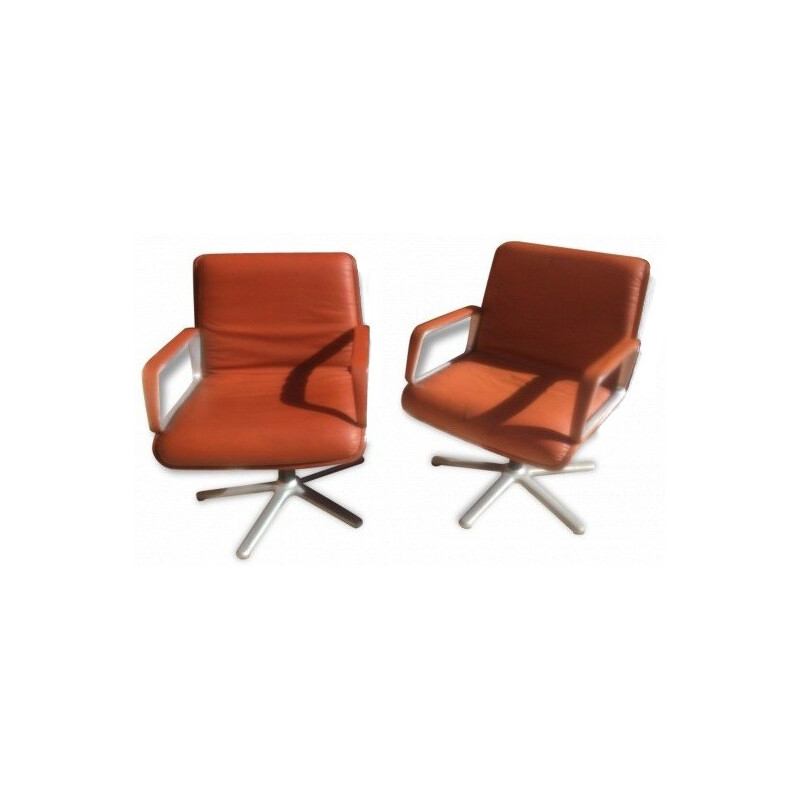 Wilkhahn "Delta 2000" set of two armchairs - 1970s