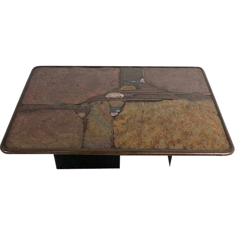 Slate coffee table, Paul KINGMA - 1993