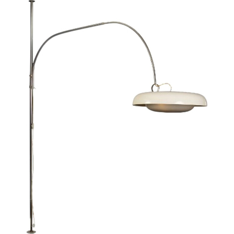 Sirrah floor lamp in chromed metal, Pirro CUNIBERTI - 1970