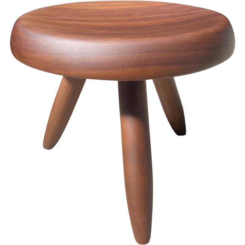 Low vintage shepherd's stool by Charlotte Perriand for Cassina