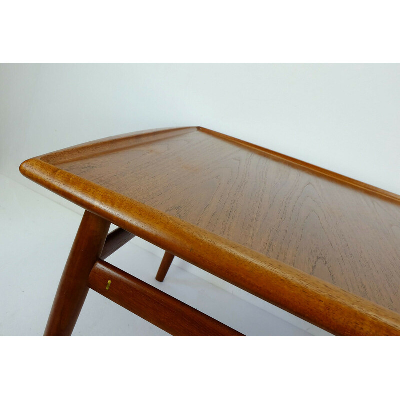 Vintage teak coffee table by Grete Jalk, Denmark 1960s