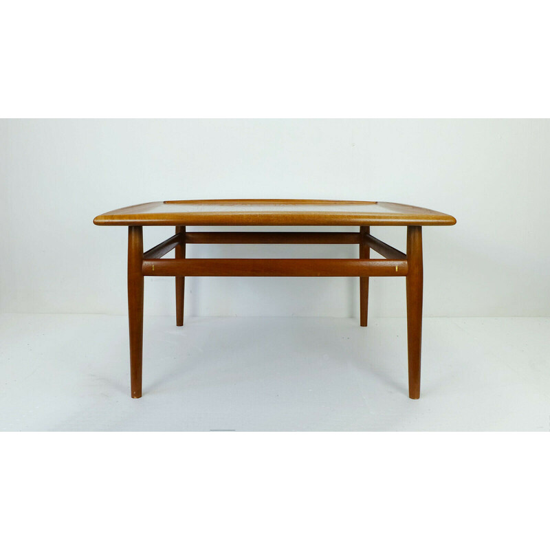 Table basse vintage en teck par Grete Jalk, Danemark 1960