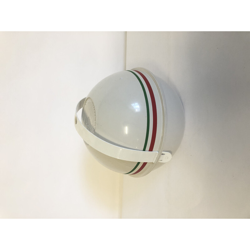 Vintage ball shaped ice box by Paolo Tilche for Guzzini, Italy 1980s