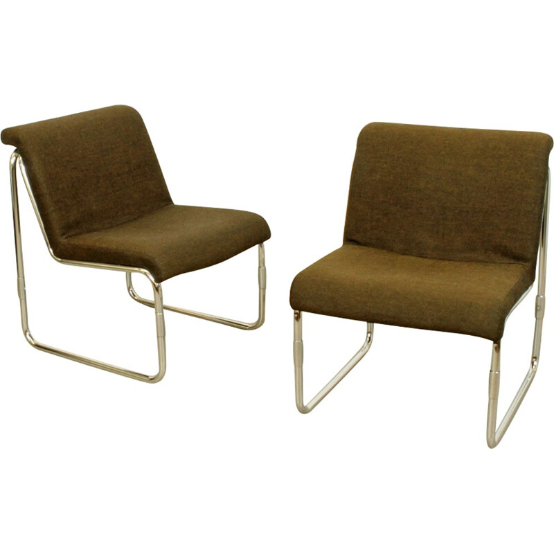 Miljö Expo set of 2 swedish easy chairs - 1980s