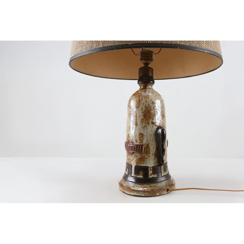 Lampe de table vintage par Martini, 1950s