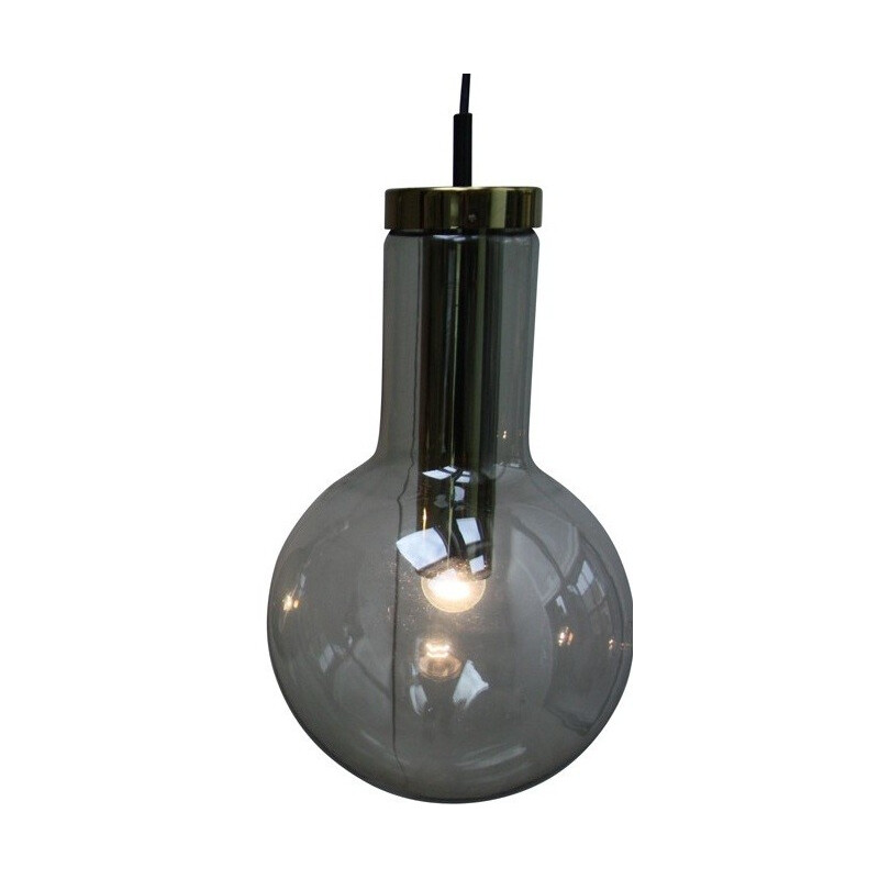 Big vintage pendant light, Frank LIGTELIJN - 1960s