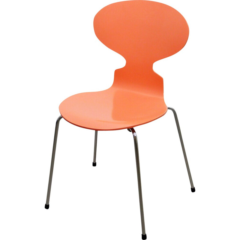 Fritz Hansen "Ant Chair 3101" peach colour, Arne JACOBSEN - 1990s