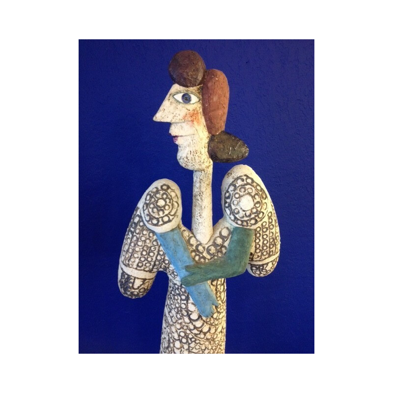 "Emma" women-shaped sculpture in ceramic, Roger CAPRON - 2000s