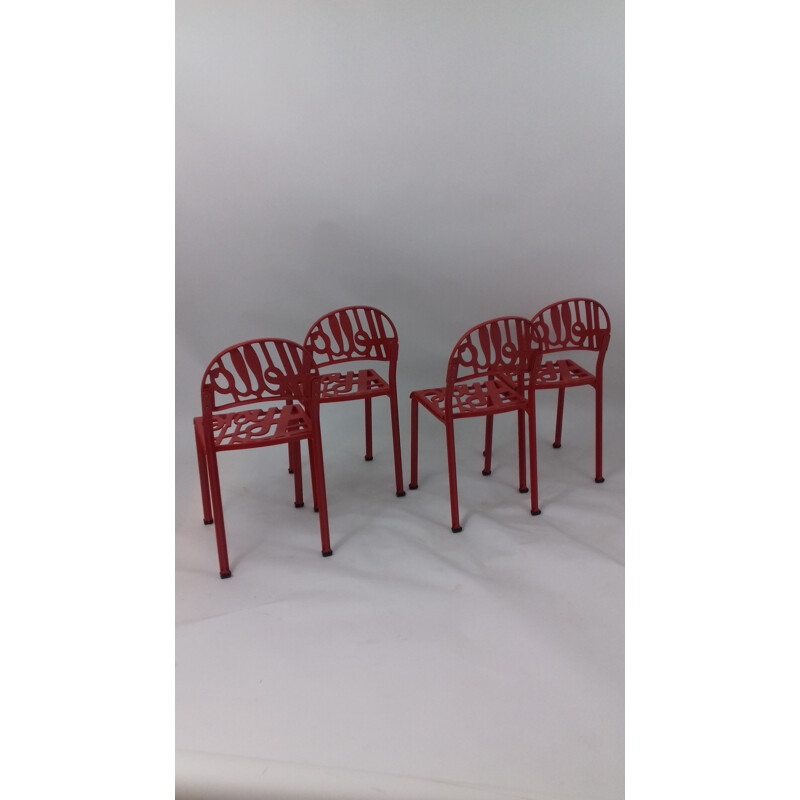 Set of 4 Artifort "Hello There" chairs, Jeremy HARVEY - 1960s