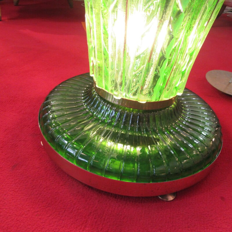 Vintage Murano glass fountain by Alfredo Barbini, 1950s