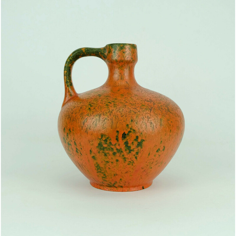 Vintage vase with vulkano decor model 340 by Ruscha Keramik, 1960-1970s