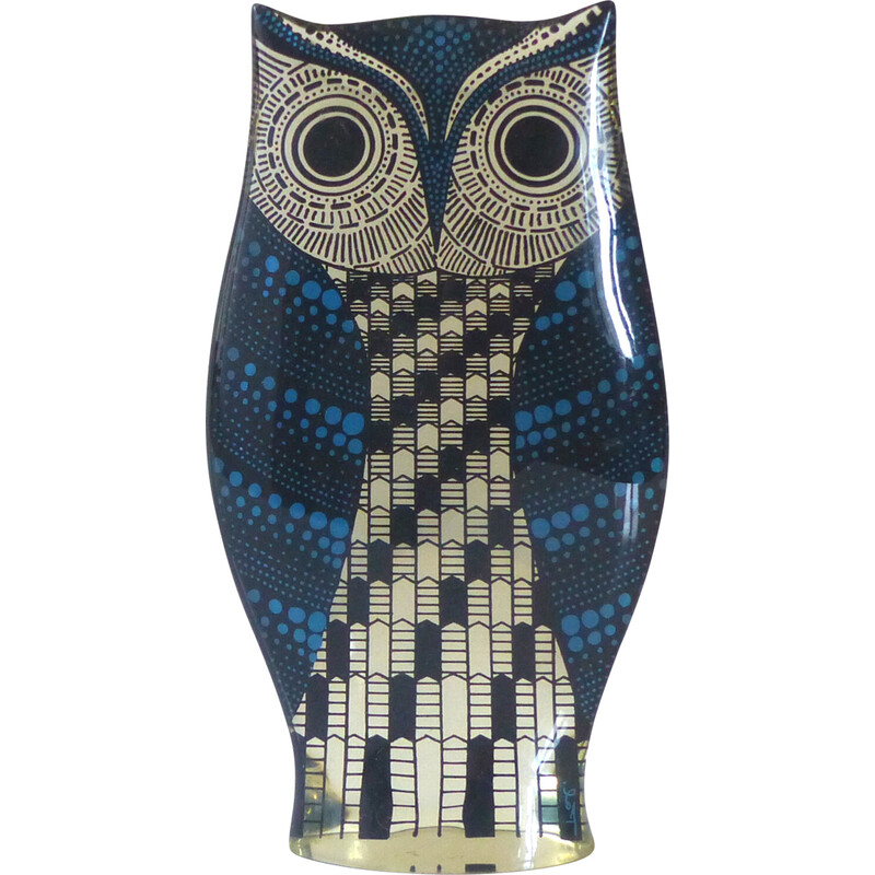 Vintage owl sculpture by Abraham Palatnik, 1970s