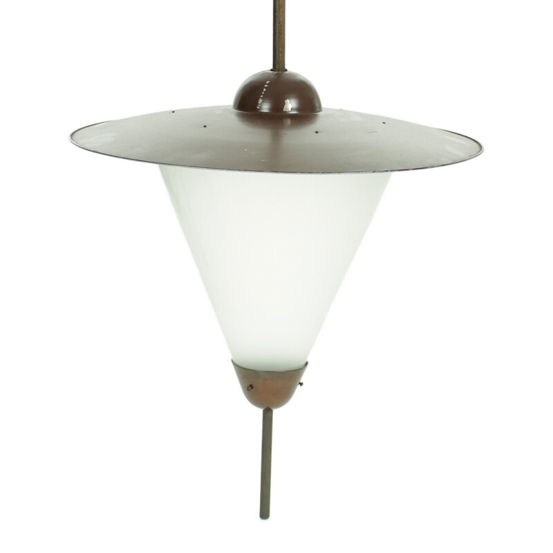 Vintage "Big Giso" pendant lamp by W.H. Gispen for Gispen, 1930