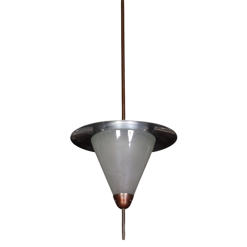 Vintage "Big Giso" pendant lamp by W.H. Gispen for Gispen, 1930