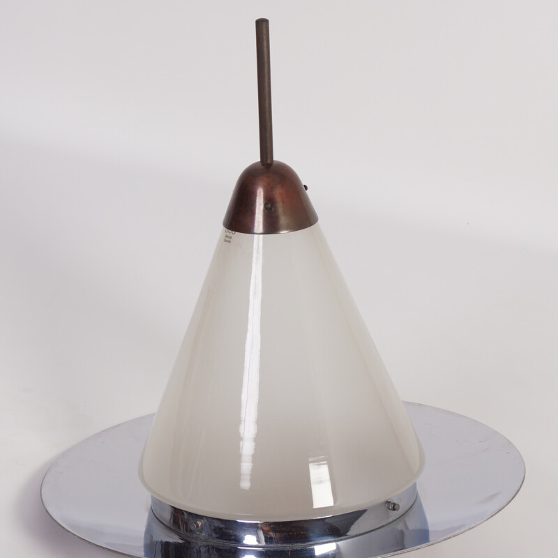 Lámpara de suspensión vintage "Big Giso" de W.H. Gispen para Gispen, 1930