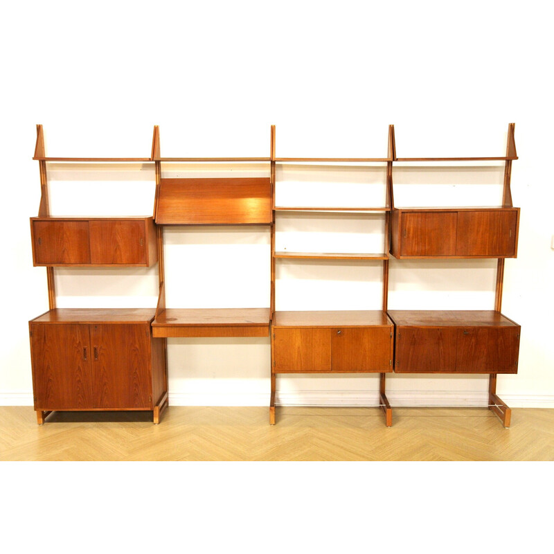 Libreria vintage "system" in teak, Svezia 1960