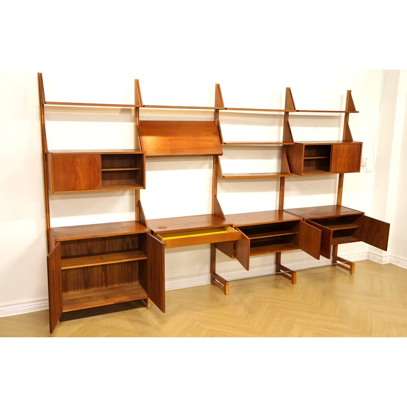 Vintage teak bookcase "system", Sweden 1960