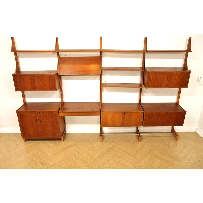 Vintage Bücherregal "System" aus Teakholz, Schweden 1960