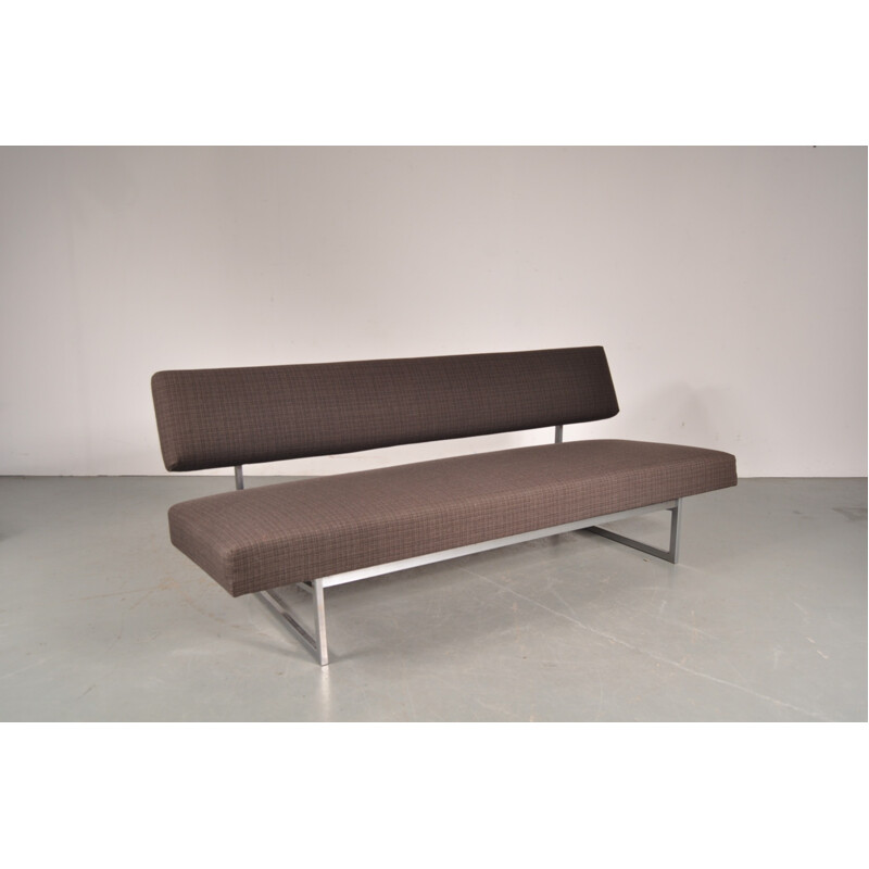 Gelderland 3 seaters brown sleeping sofa, Rob PARRY - 1960s