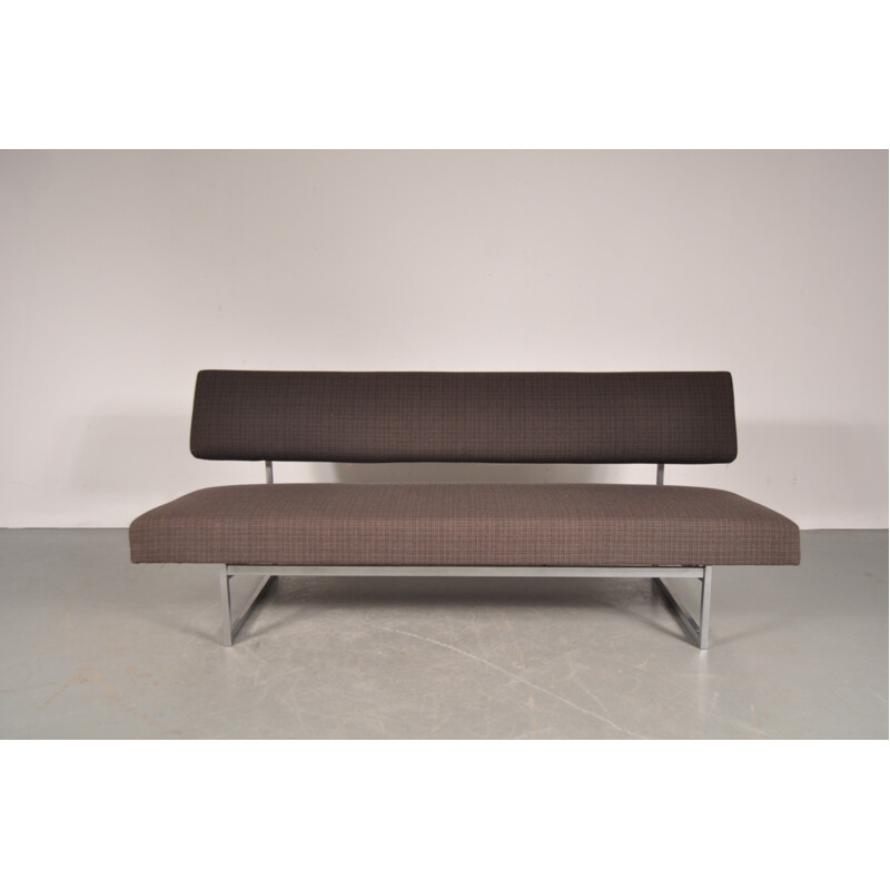 Gelderland 3 seaters brown sleeping sofa, Rob PARRY - 1960s