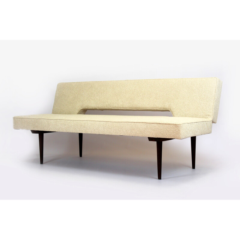 Mid-century sofa in bouclé upholstery by Miroslav Navratil, Czechoslovakia 1960s