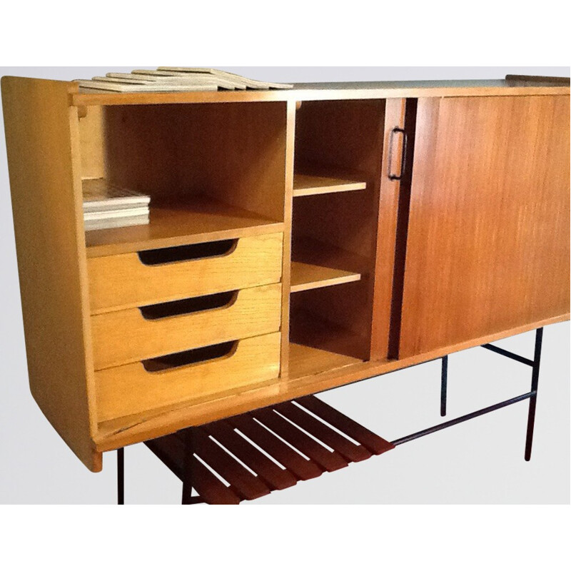 Vintage sideboard, René-Jean CAILLETTE - 1950s