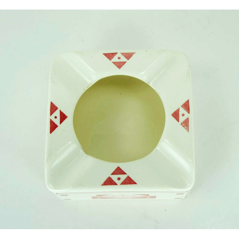 Vintage Art Nouveau geometrische asbak van Waechtersbach Keramik