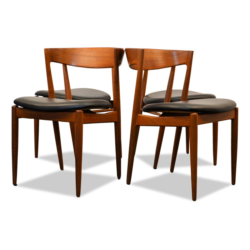 Set of 4 Bramin teak dining chairs - 1960s