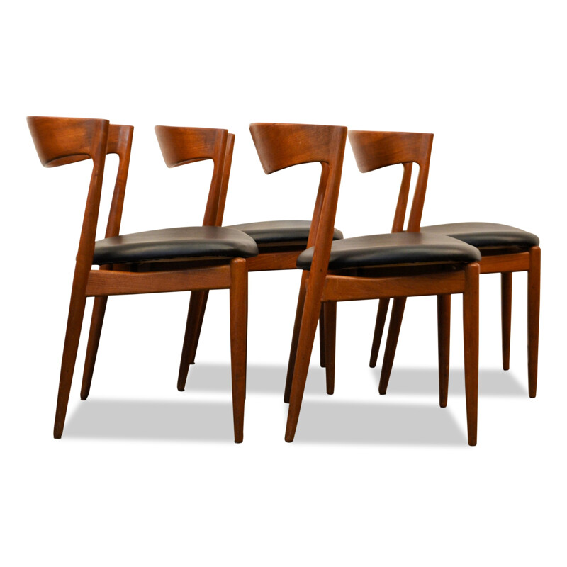 Set of 4 Bramin teak dining chairs - 1960s