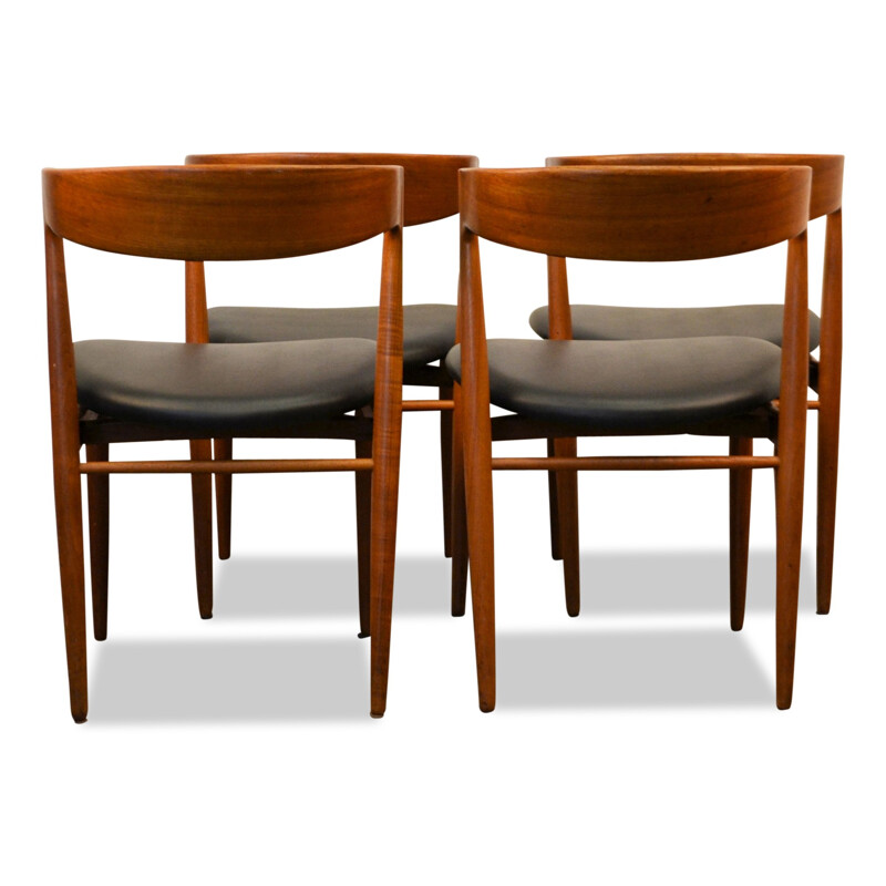 Set of 4 Bramin teak dining chairs - 1960s