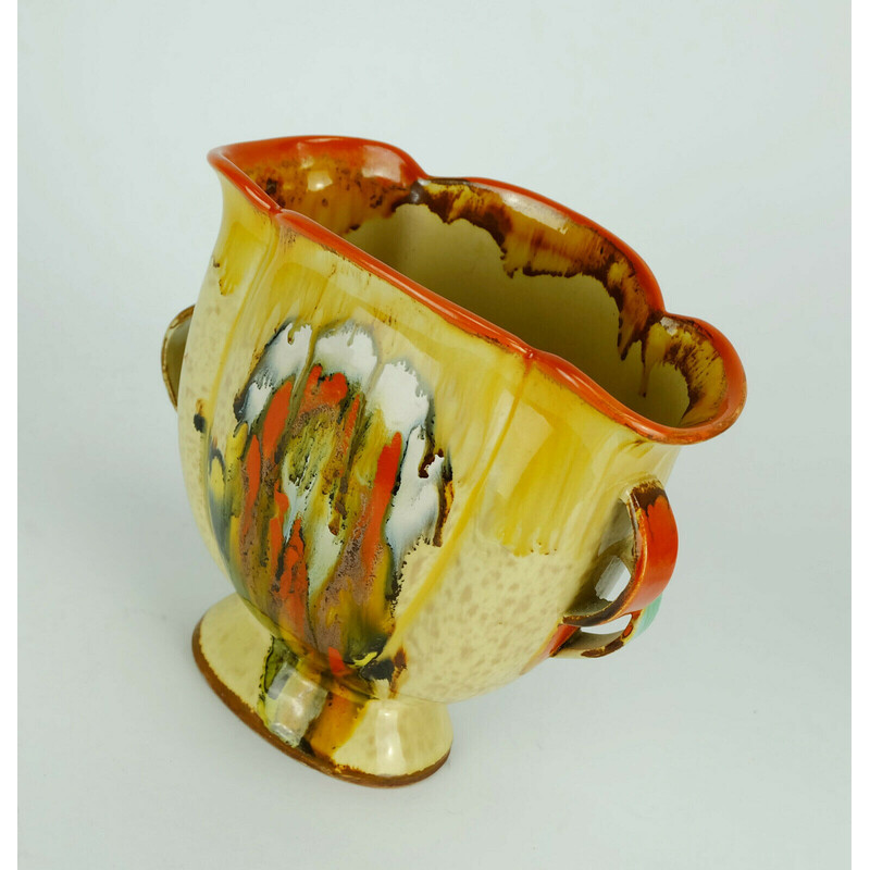 Vintage Art déco vase in ceramic by Dümler and Breiden, 1930s