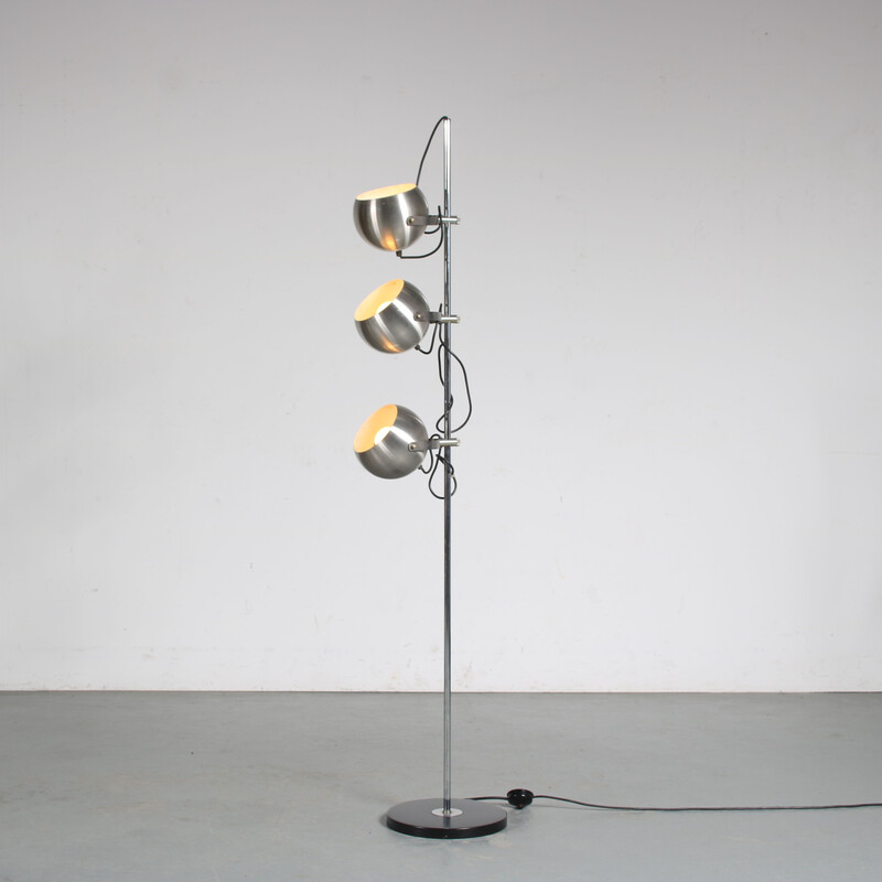 Vintage adjustable floor lamp by Wilko, Netherlands 1960s