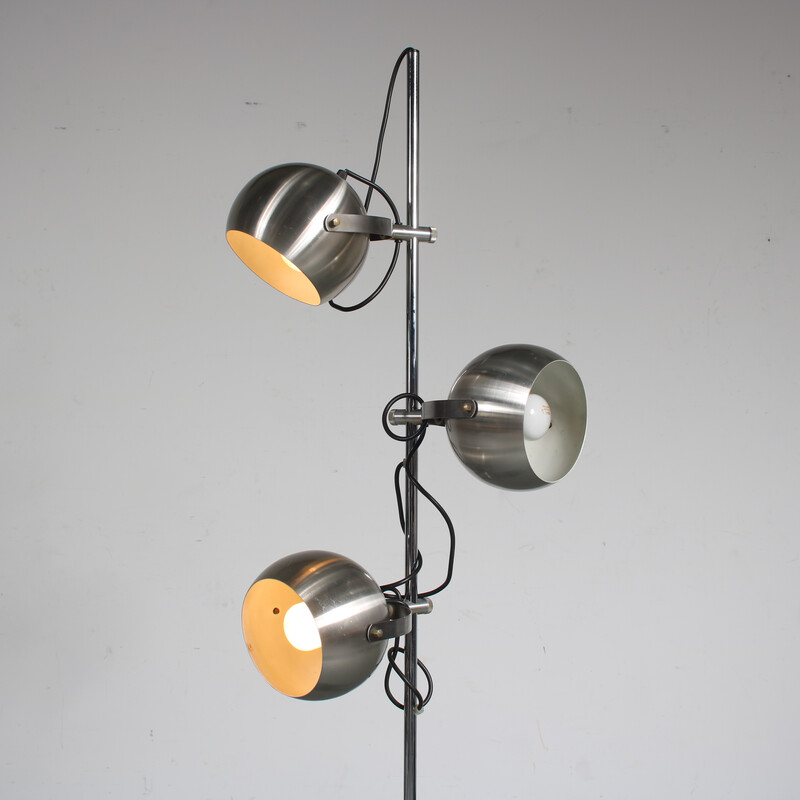 Vintage adjustable floor lamp by Wilko, Netherlands 1960s