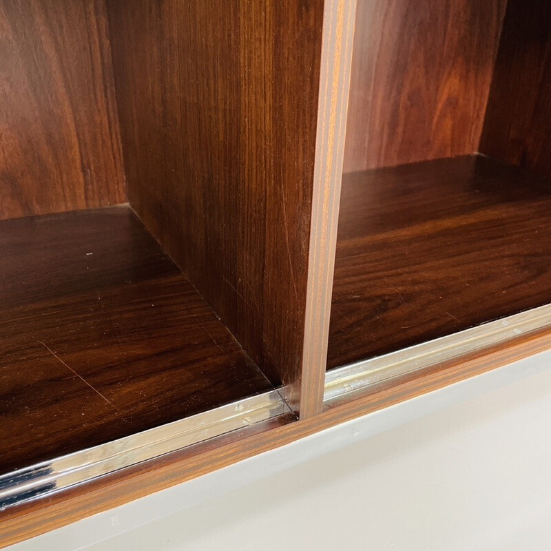 Vintage rosewood sideboard by Jules Wabbes, Belgium 1960