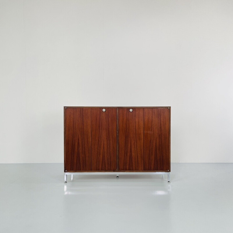 Vintage rosewood sideboard by Jules Wabbes, Belgium 1960