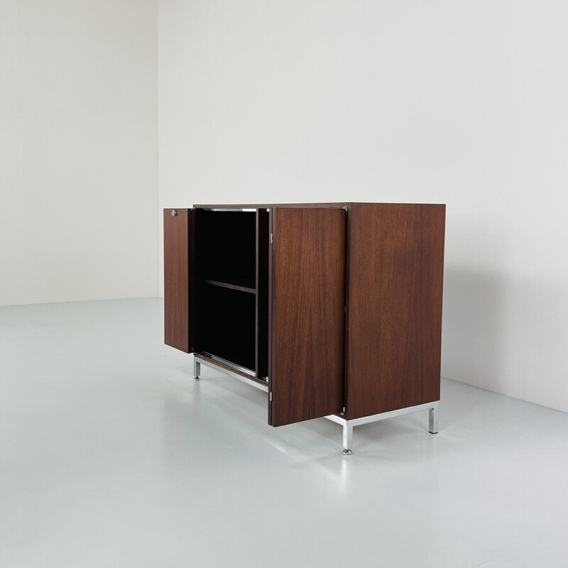 Vintage rosewood sideboard by Jules Wabbes, Belgium 1960