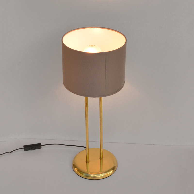 Lampe de table vintage Hollywood Regency de Rogo Leuchten, Allemagne 1980