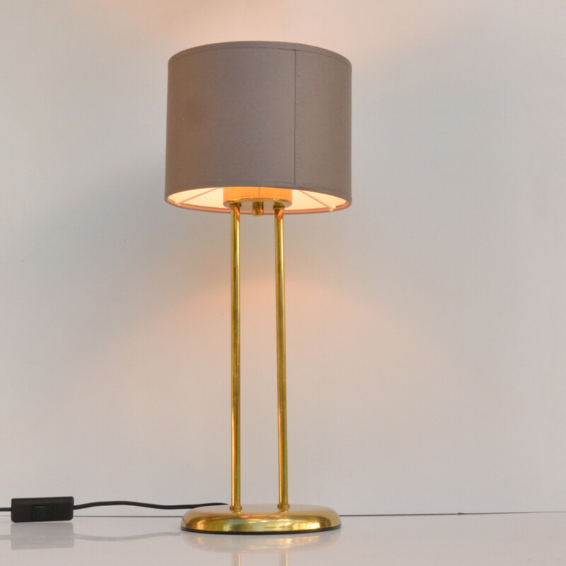 Hollywood regency vintage table lamp by Rogo Leuchten, Germany 1980s