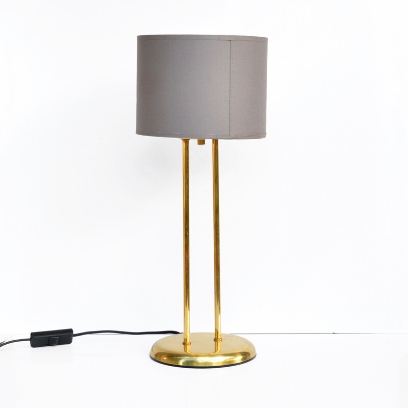 Hollywood regency vintage table lamp by Rogo Leuchten, Germany 1980s