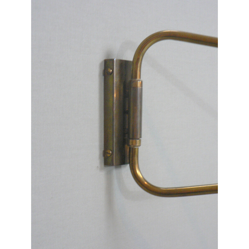 Lunel double-armed wall light in brass - 1950s