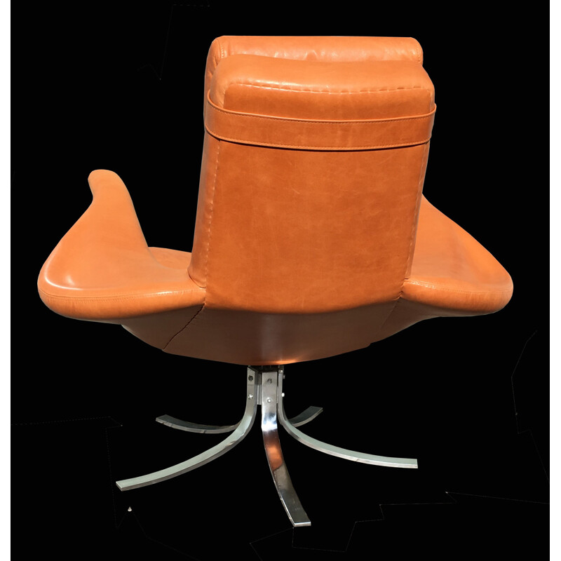 Fritz Hansen "Seagull" armchair with ottoman, Gosta BERG and Stenerik ERIKSSON - 1960s