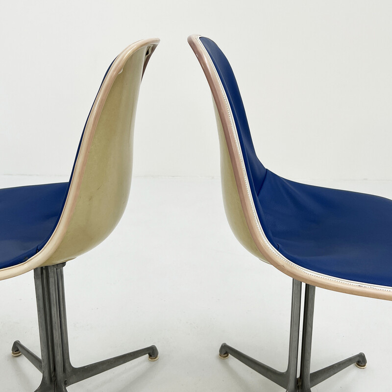 Set van 4 vintage La Fonda eetkamerstoelen van Charles en Ray Eames voor Herman Miller, jaren '60