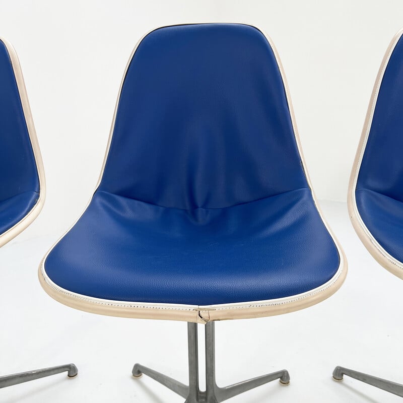 Set of 4 vintage La Fonda dining chairs by Charles and Ray Eames for Herman Miller, 1960s