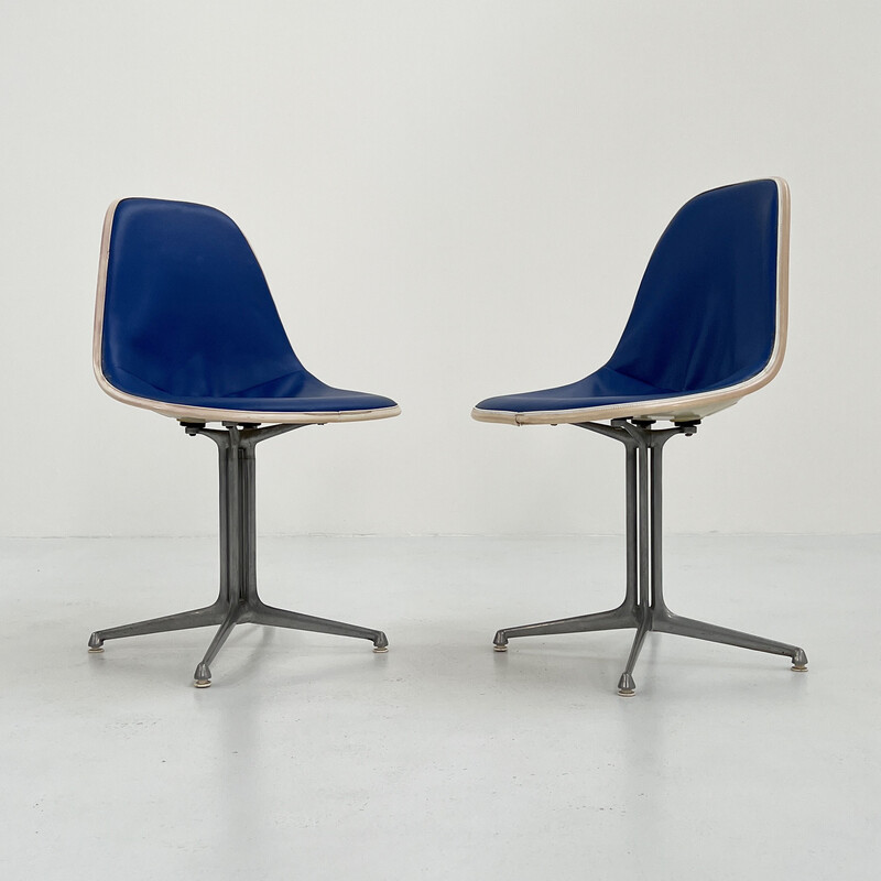 Set of 4 vintage La Fonda dining chairs by Charles and Ray Eames for Herman Miller, 1960s