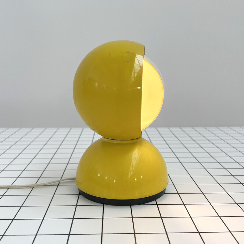Vintage yellow Eclisse table lamp by Vico Magistretti for Artemide, 1960s