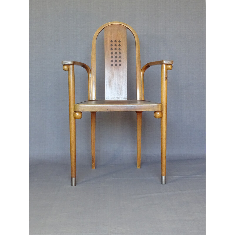 Vintage Viennese Secession armchair by Josef Hoffmann for Kohn, 1915