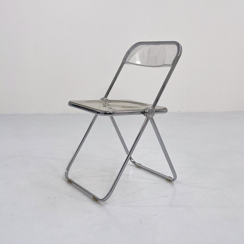 Vintage Plia folding chair by Giancarlo Piretti for Anonima Castelli, 1960s