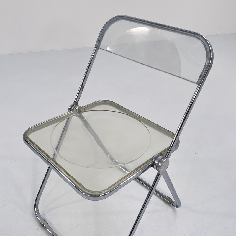 Vintage Plia folding chair by Giancarlo Piretti for Anonima Castelli, 1960s