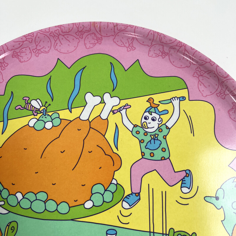 Vintage tray by Sergio Cascavilla for Alessi, 1990s